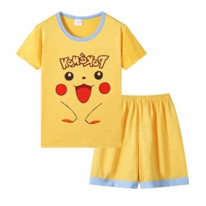 Pikachu Pokémon pyjamas för pojkar i gult