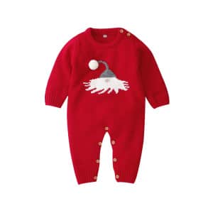 Julstampare för babypojke röd mycket bra kvalitet mode