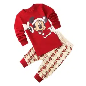 Pyjamaset för Mickey som fashionabel jultomte, hög kvalitet