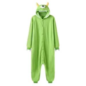 Mike's Monster & Company pyjamasdräkt, grön, modern